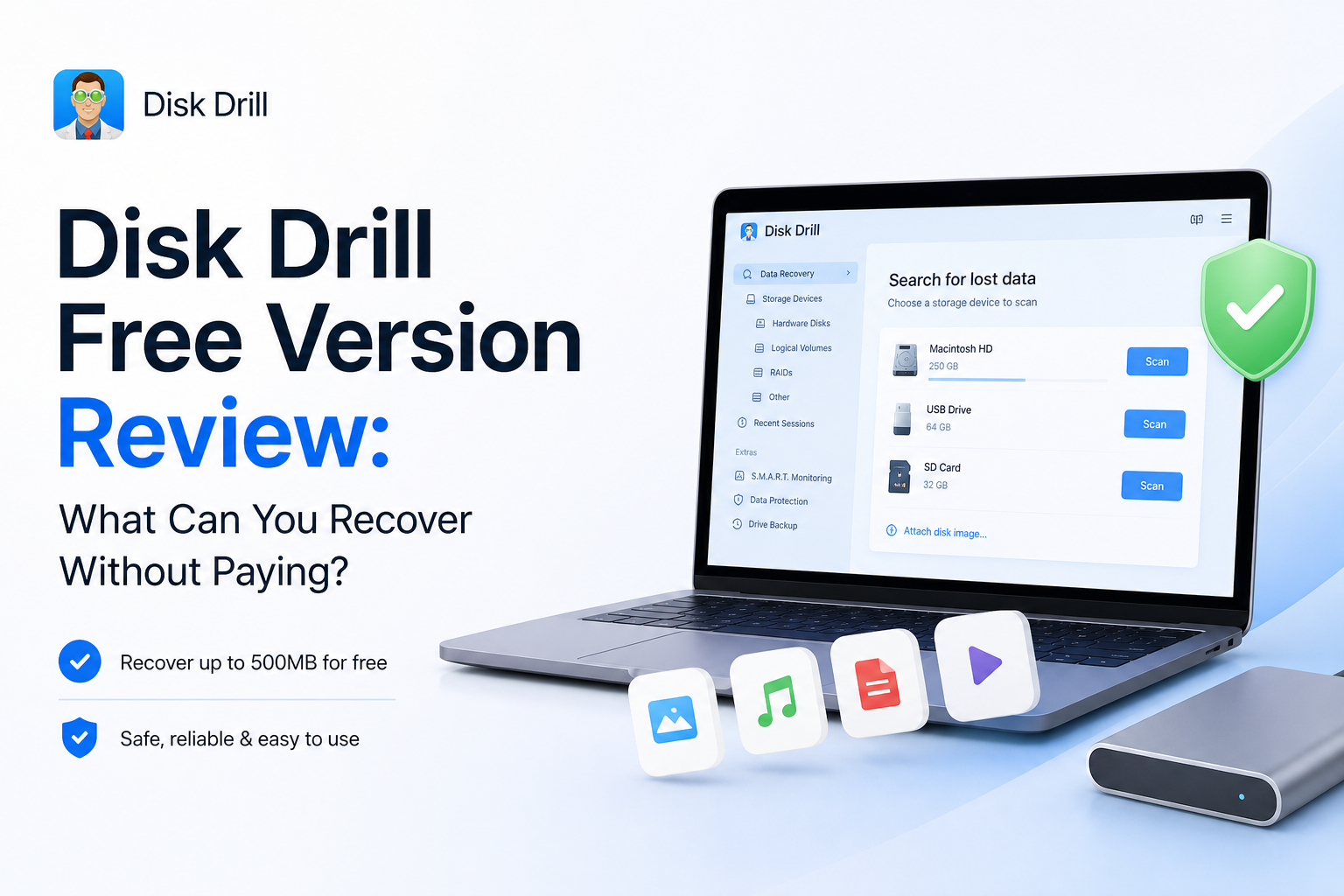Disk Drill Free Version Review: What Can You Recover Without Paying?