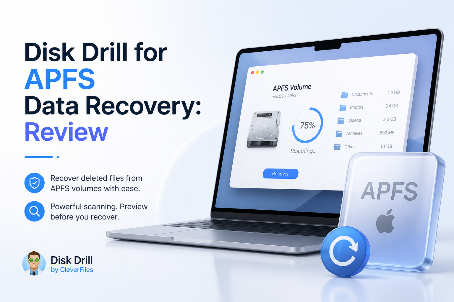 Disk Drill for APFS Data Recovery: Review 2026