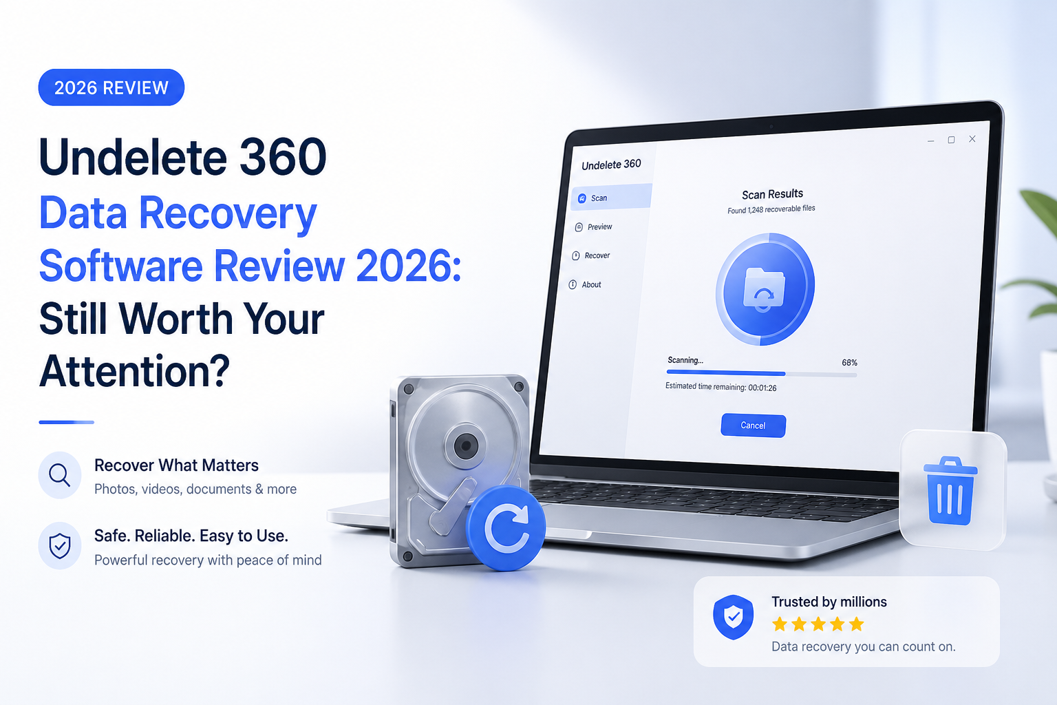 Undelete 360 Data Recovery Software Review 2026: Still Worth Your Attention?